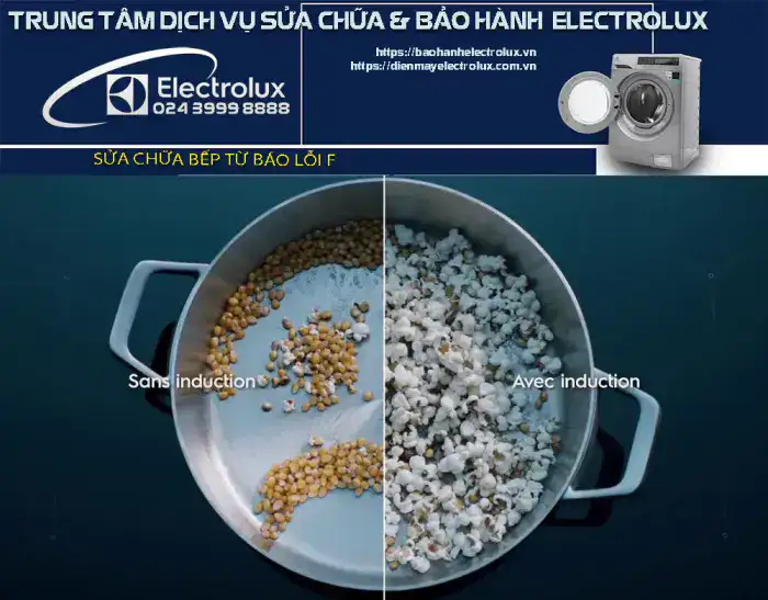Bếp từ Electrolux báo lỗi F