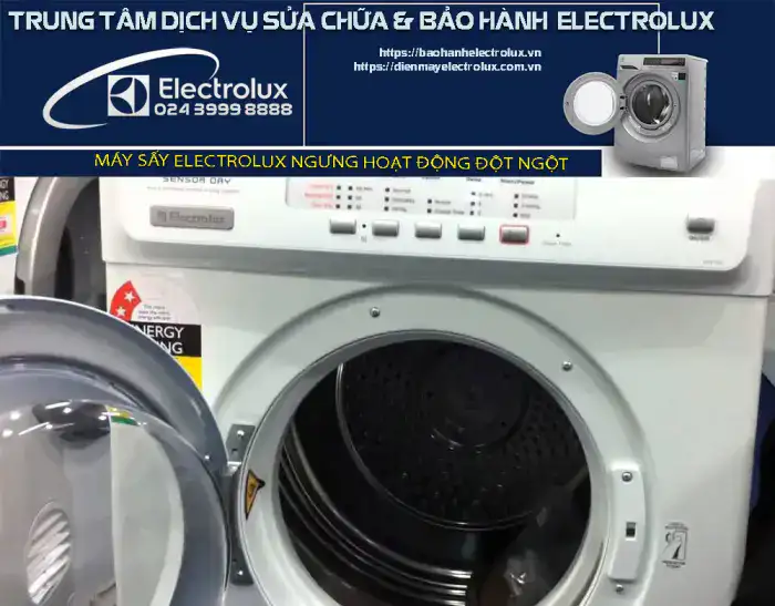 Máy sấy Electrolux dừng ngang chừng