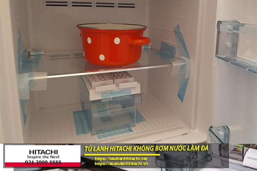 Bình chứa thực phẩm trong tủ lạnh Hitachi, bảo hành Hitachi, dịch vụ sửa chữa tủ lạnh Hitachi, trung tâm bảo hành Hitachi, số điện thoại bảo hành Hitachi.