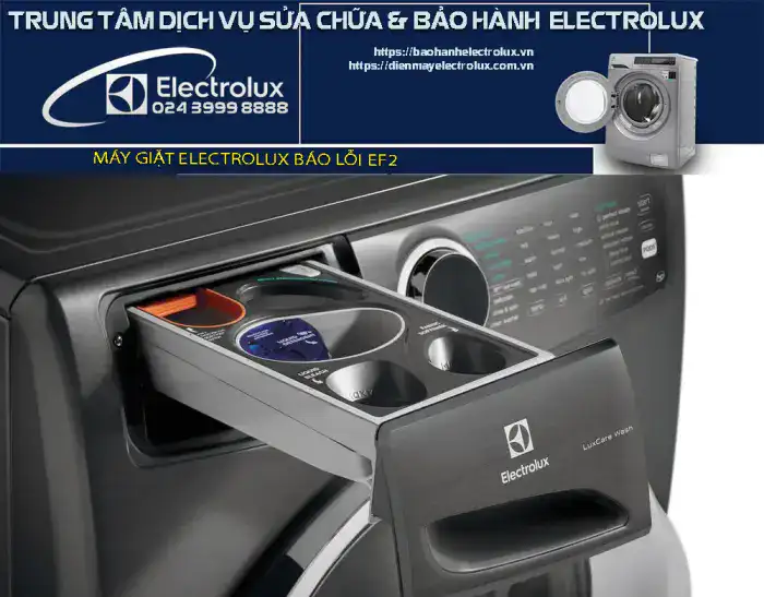 Máy giặt Electrolux báo lỗi EF2