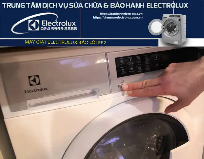 Máy giặt Electrolux báo lỗi EF2