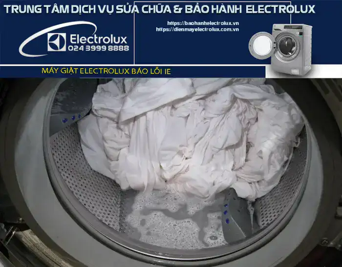 Máy giặt Electrolux báo lỗi ie