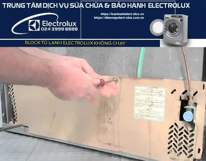 Block tủ lạnh Electrolux không chạy