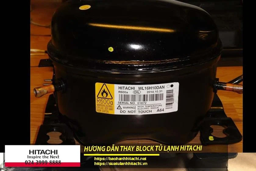 Thay block tủ lạnh Hitachi