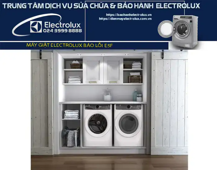 Máy giặt Electrolux báo lỗi E5F