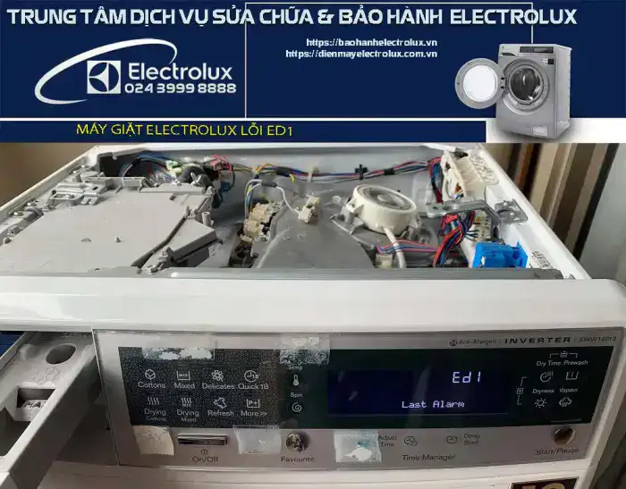 Máy giặt Electrolux lỗi ED1