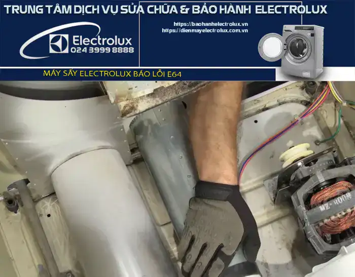 Máy sấy Electrolux báo lỗi E64