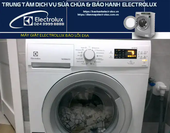 Máy giặt Electrolux báo lỗi E6A