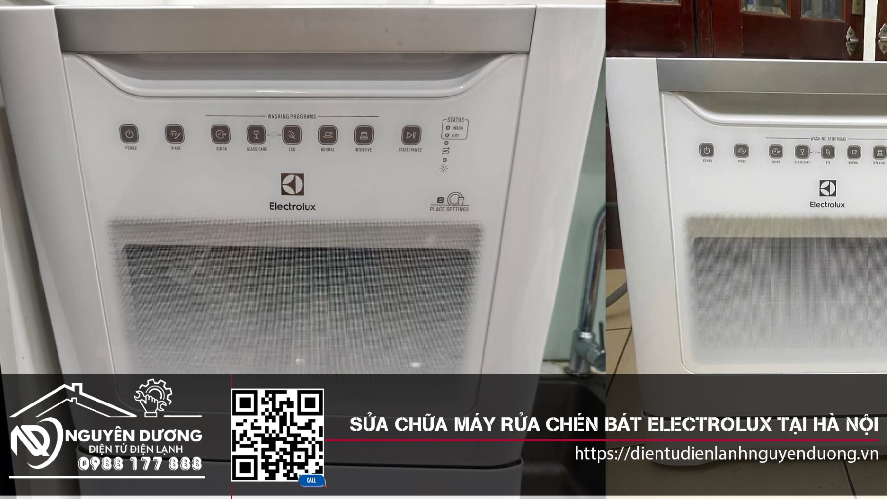 Sửa Chữa Máy Rửa Chén Bát Electrolux Tại Nhà Hà Nội