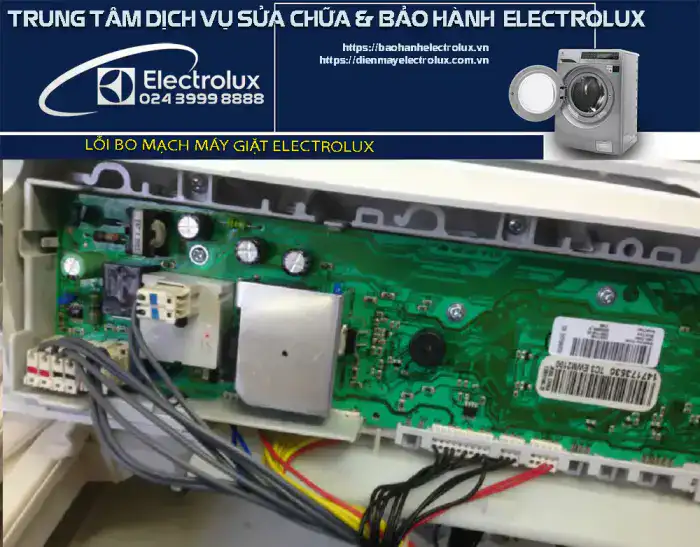 Lỗi mạch máy giặt Electrolux