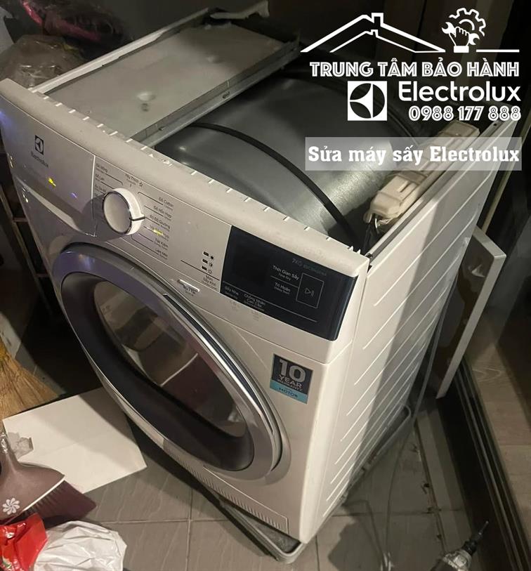 sửa máy sấy Electrolux không quay lồng