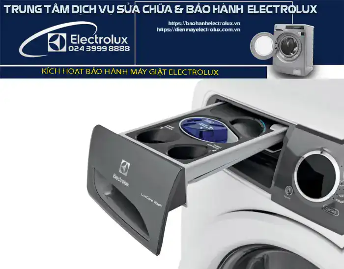 kích hoạt bảo hành máy giặt Electrolux