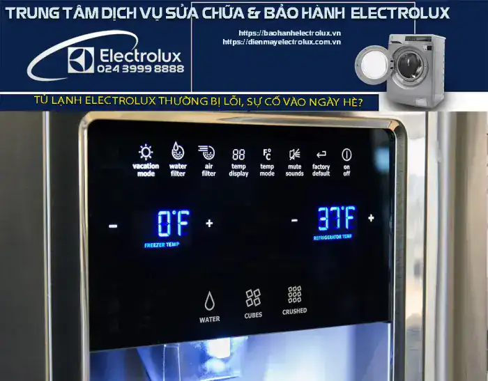  tủ lạnh Electrolux thường bị lỗi