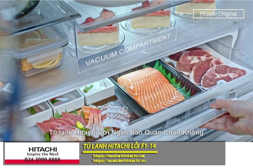 Tủ lạnh Hitachi lỗi F1-14