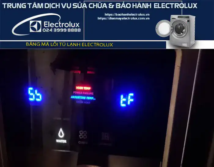 Bảng mã lỗi tủ lạnh Electrolux