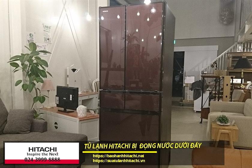 Tủ lạnh Hitachi bị đọng nước dưới đáy