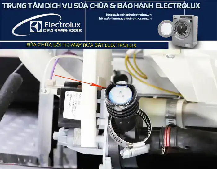 Lỗi i10 máy rửa bát Electrolux