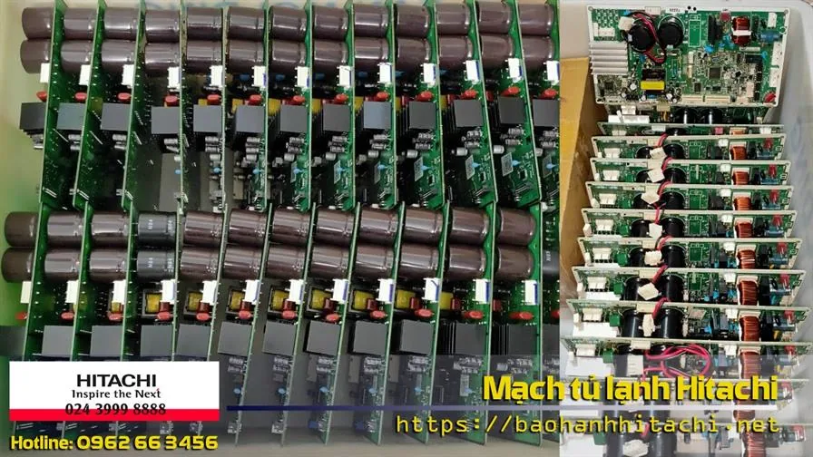 Thiết bị mạch tủ lạnh Hitachi, linh kiện điện tử chính hãng, dịch vụ bảo hành Hitachi nhanh chóng, uy tín, số điện thoại hỗ trợ kỹ thuật Hitachi 0988 177 888 / 024 3999 8888.