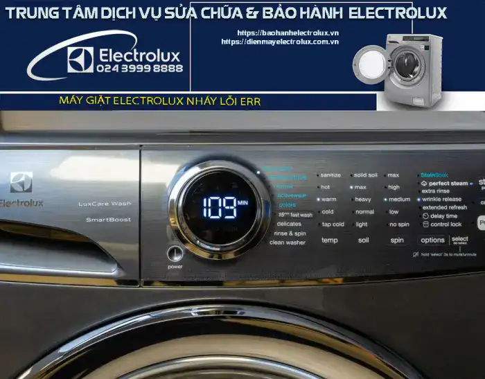 Máy giặt Electrolux lỗi Err