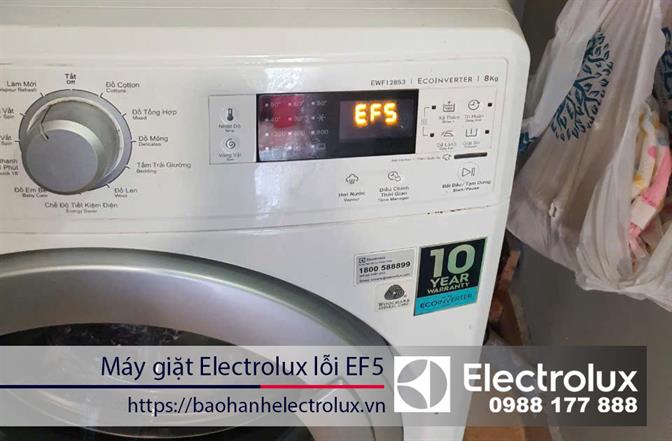 Sửa máy giặt Electrolux lỗi EF5