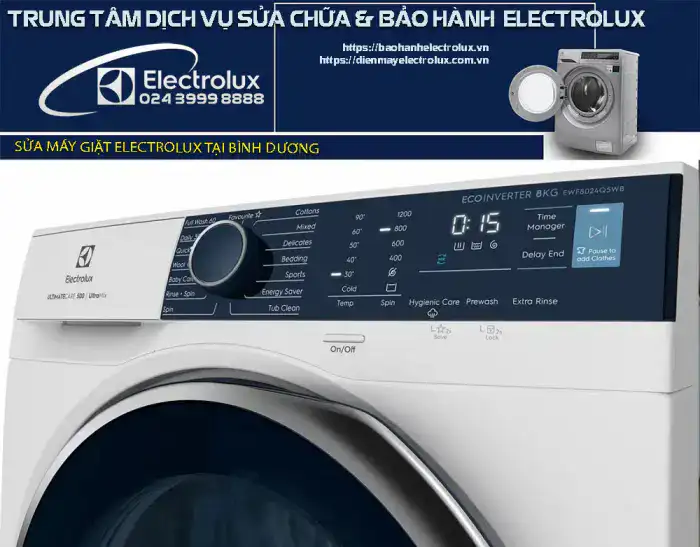 Sửa máy giặt Electrolux tại Bình Dương