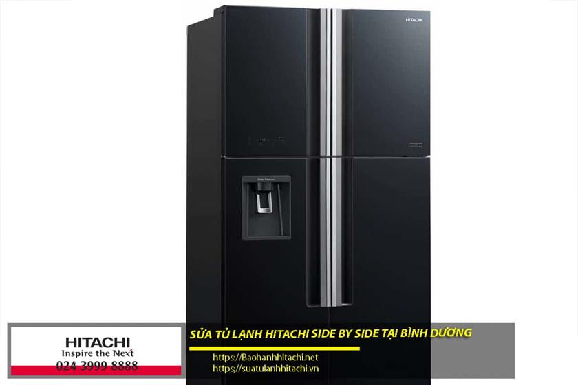 Tủ lạnh Hitachi Inverter cao cấp kiểu dáng hiện đại, dung tích lớn, tích hợp máy lọc nước và hệ thống thông minh, phù hợp gia đình, dịch vụ bảo hành hitachi chuyên nghiệp tại Bình Dương.