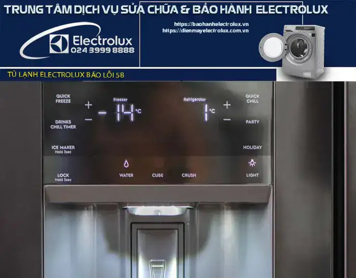 Tủ lạnh Electrolux báo lỗi 5b