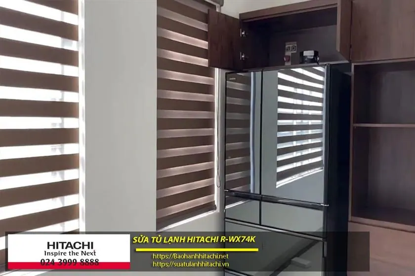 Sửa tủ lạnh Hitachi 6 cánh R-WX74K