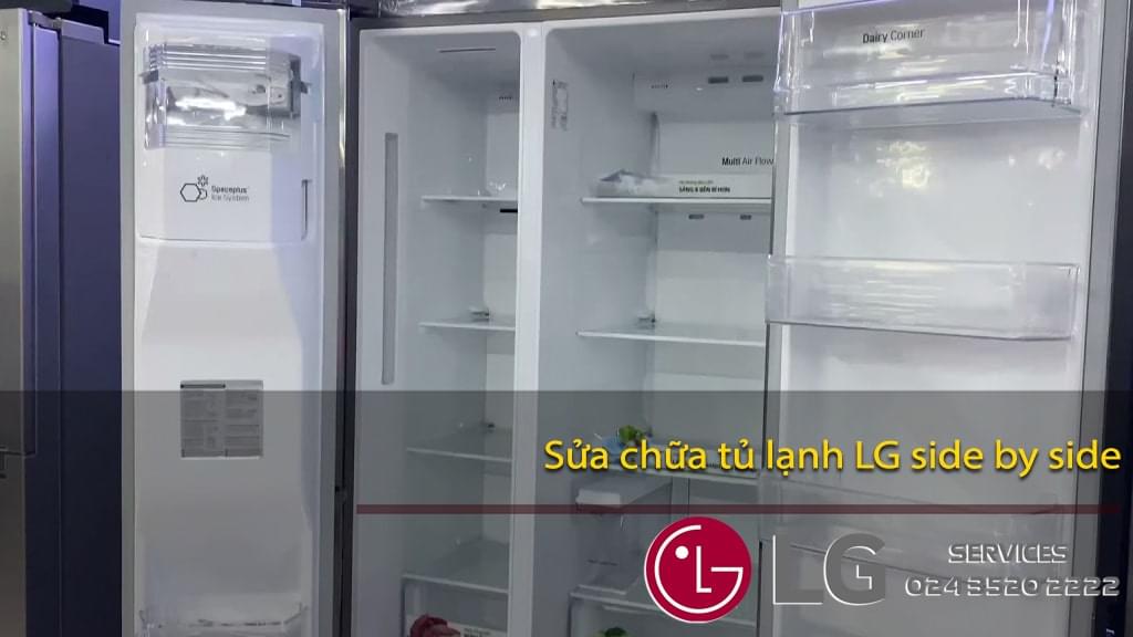 Refrigerator repair service LG side by side in Vietnam, expert maintenance, genuine parts, reliable LG refrigerator repair, professional LG appliance service, Bảo Hành LG.