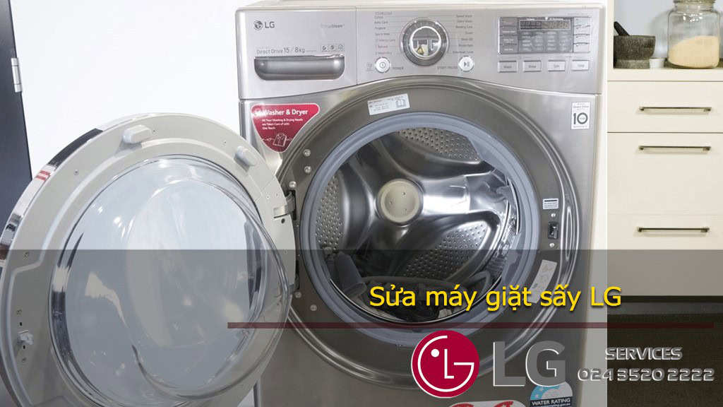 Máy giặt sấy LG cửa trước hiện đại, công nghệ tiên tiến, phù hợp cho gia đình, dịch vụ sửa chữa máy giặt sấy LG chuyên nghiệp tại Nguyễn Dương.