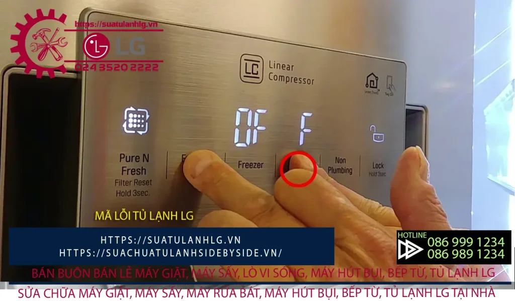 Làm lạnh tủ lạnh LG, kiểm tra mã lỗi từ lạnh, sửa chữa tủ đông, máy nén khí LG, linh kiện điện tử lạnh, dịch vụ sửa tủ lạnh uy tín tại Nguyễn Dương.