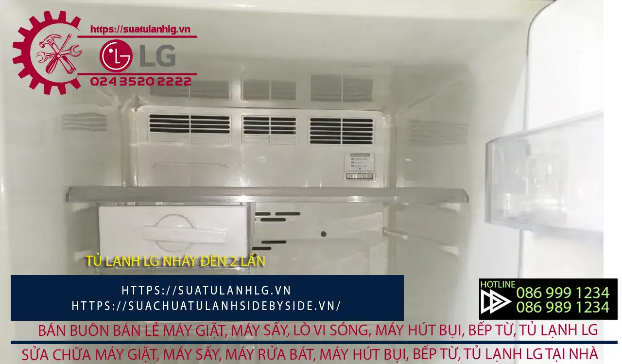 Lò tủ lạnh LG Uy tín, thiết kế sang trọng, công nghệ làm lạnh nhanh 2 lần bảo đảm thực phẩm tươi ngon, vận hành tiết kiệm điện.