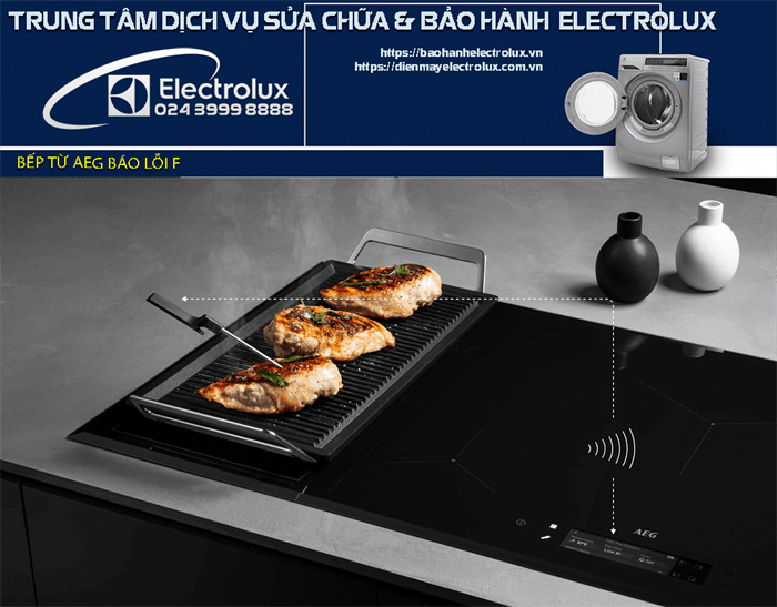 Bếp từ AEG báo lỗi F