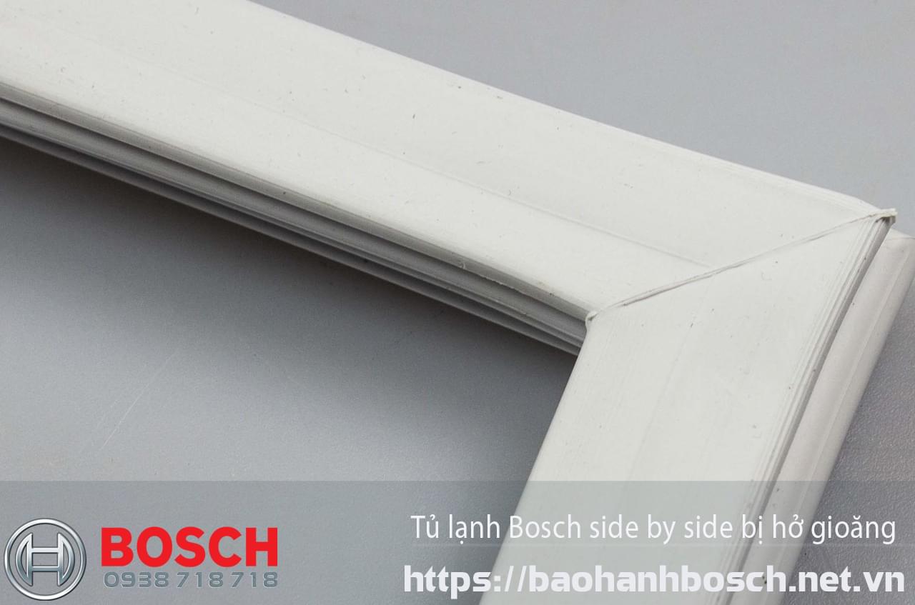 Cửa tủ lạnh Bosch side by side bị hở gioăng, bảo hành Bosch Uy tín, dịch vụ sửa chữa và thay thế gioăng tủ lạnh Bosch uy tín, nhanh chóng. Đảm bảo giữ nhiệt tốt, tiết kiệm điện năng.