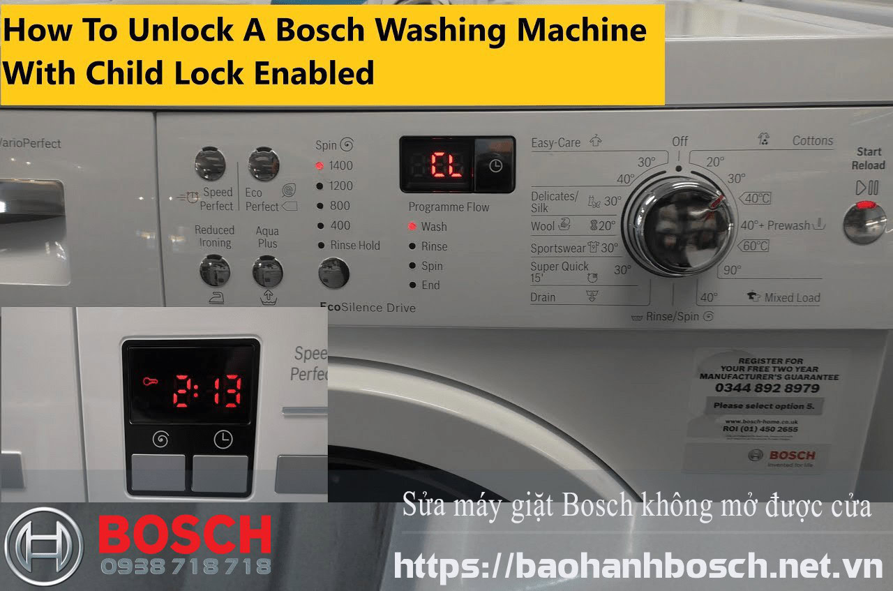 Lắp đặt, sửa chữa, bảo trì máy giặt Bosch không mở được cửa, dịch vụ chuyên nghiệp tại Điện Tử Điện Lạnh Nguyên Dương - Hotline: 0988 177 888.