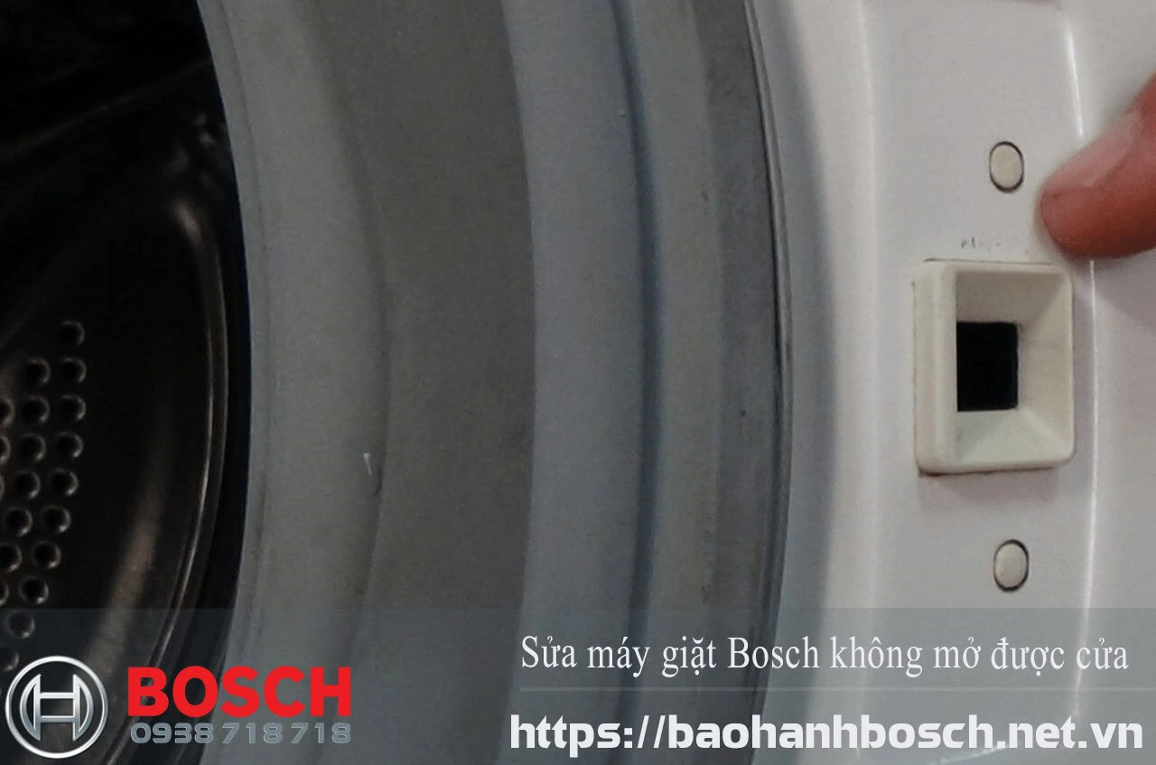 Bảo trì, sửa chữa máy giặt Bosch không mở được cửa, kỹ thuật viên điện tử, điện lạnh Nguyên Dương.