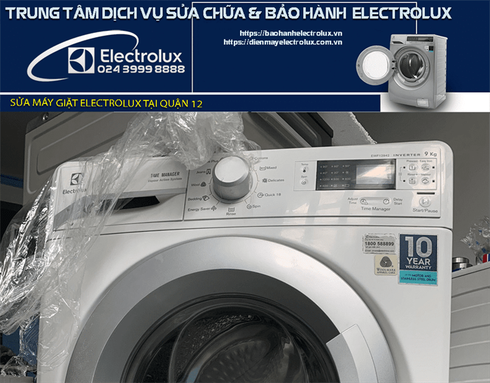 Sửa máy giặt Electrolux quận 12