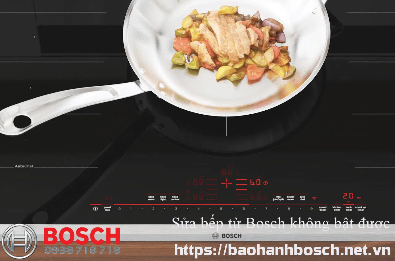 bếp từ Bosch không bật được