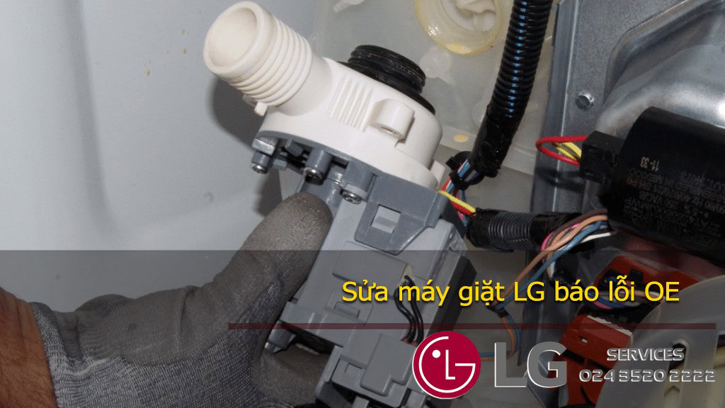 Máy giặt LG báo lỗi OE