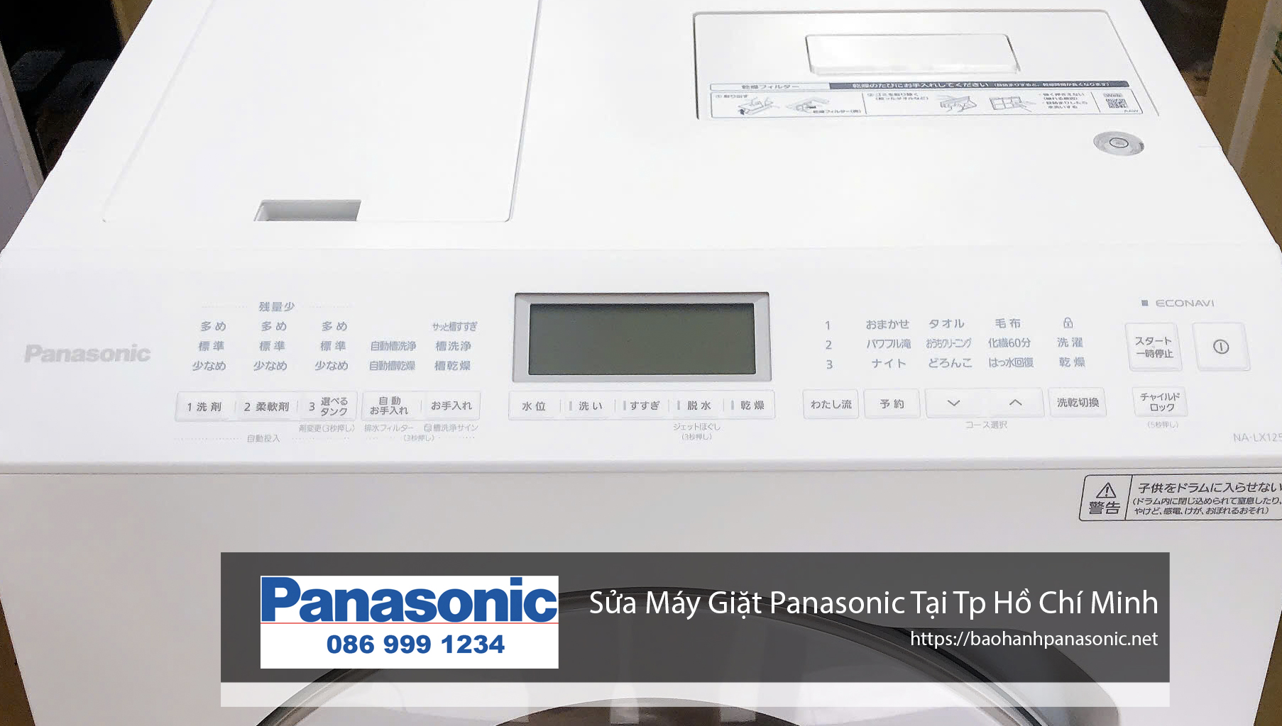 Sửa chữa máy giặt Panasonic tại Tp Hồ Chí Minh
