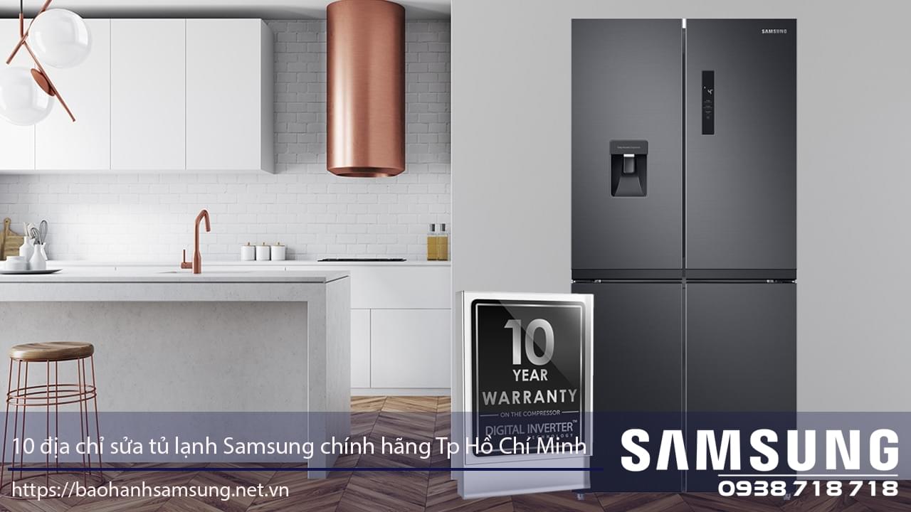 Modern Samsung refrigerator with smart features and sleek design, ideal for Vietnamese households seeking reliable cooling solutions.