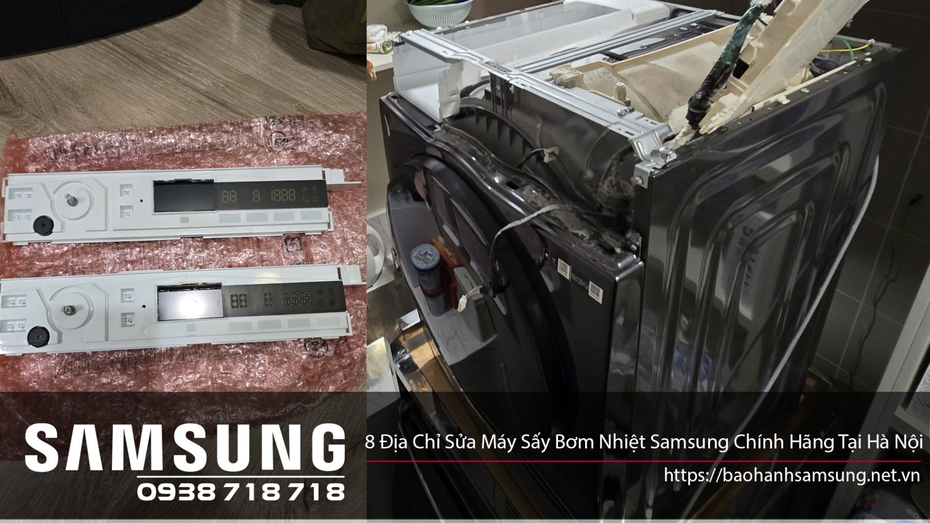 8 địa chỉ sửa máy sấy Samsung Uy tín uy tín tại Hà Nội