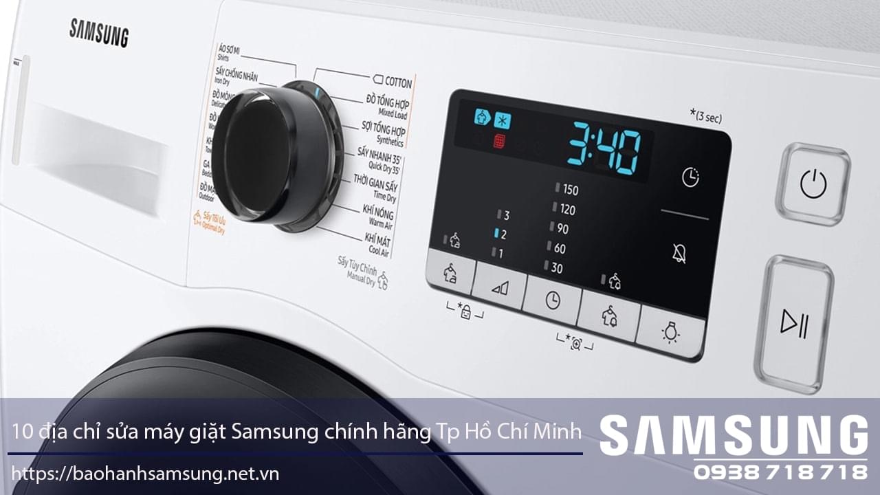 Samsung washing machine repair service in Ho Chi Minh City, authorized Samsung service centers in Vietnam for genuine repairs and warranty support.