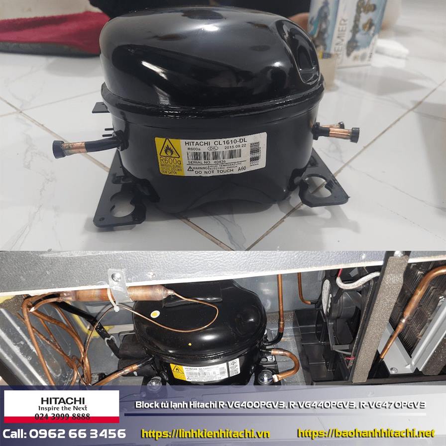 Cục lạnh Hitachi chính hãng, mẫu CL1610-DL, công suất R600a, bảo hành tại nhà, phù hợp các hệ thống điều hòa công nghiệp và gia đình, liên hệ 0988 177 888 / 024 3999 8888.