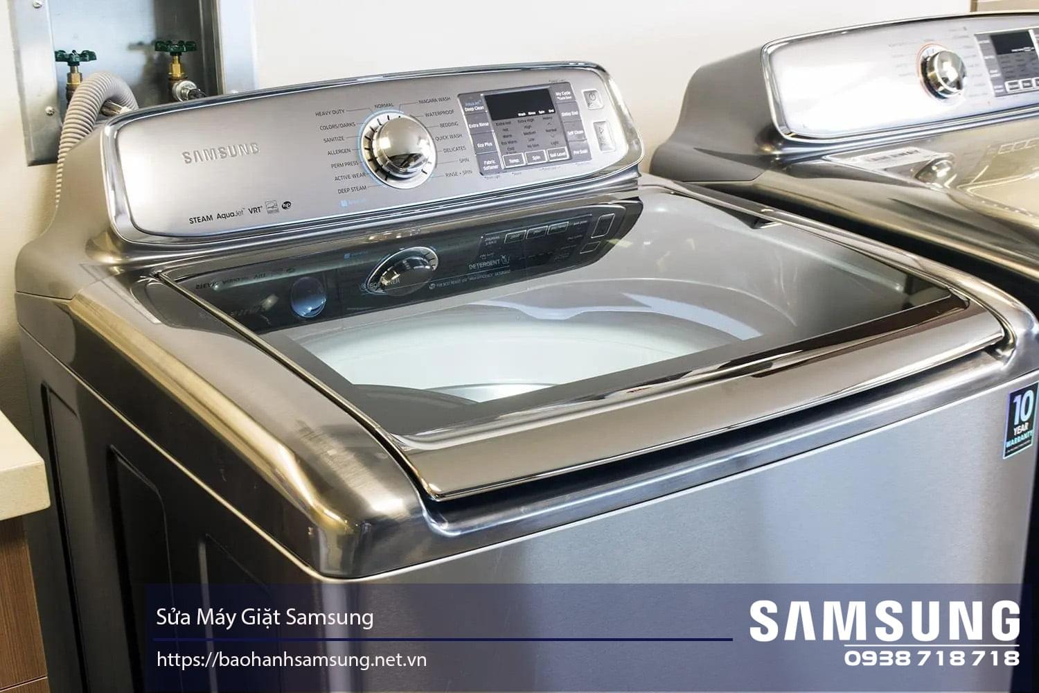 Máy giặt Samsung Uy tín, công nghệ giặt hiện đại, khả năng làm sạch tối ưu, bền bỉ, tiết kiệm điện năng, phù hợp mọi gia đình.