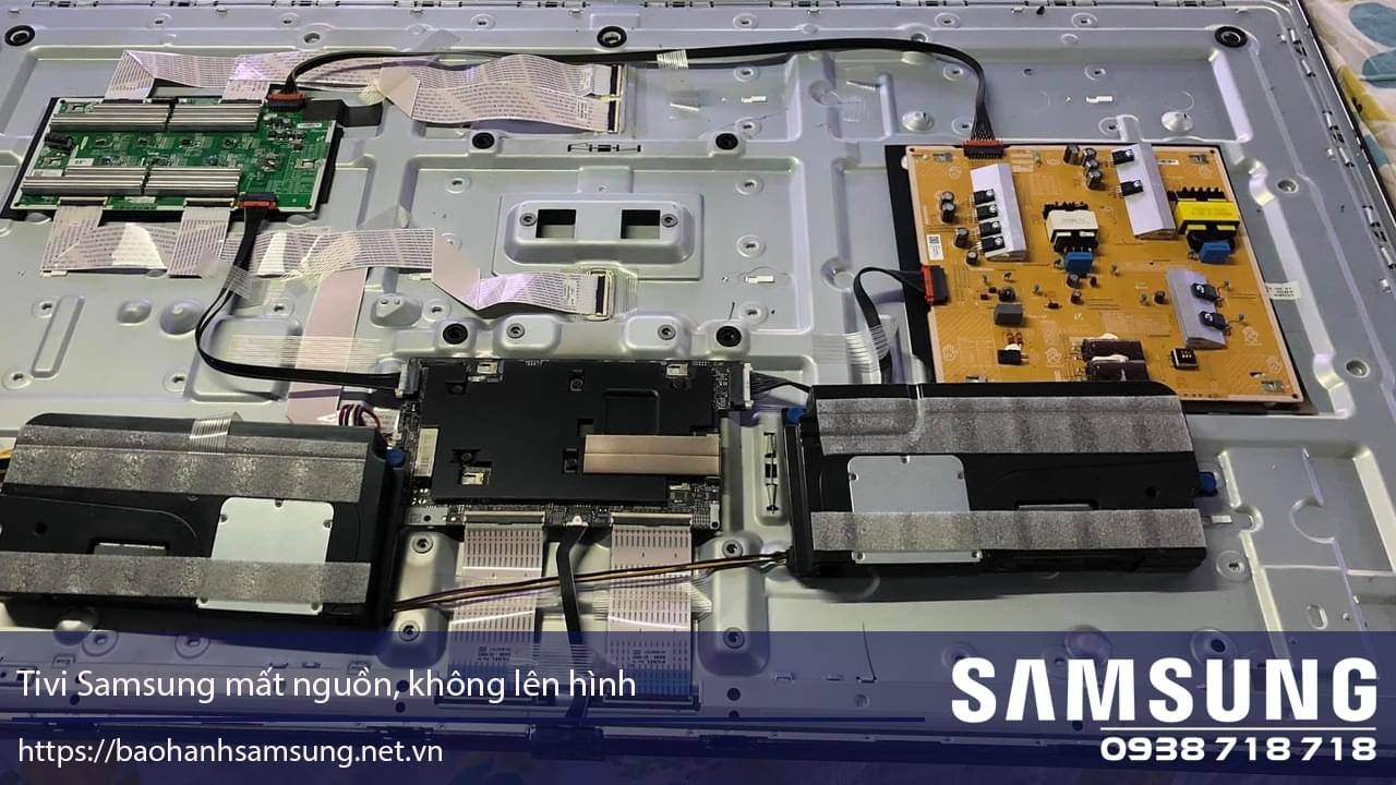 Mạch điện tử tivi samsung, linh kiện điện tử nội thất tivi, bo mạch chính, sửa chữa tivi samsung tại Điện Tử Điện Lạnh Nguyên Dương.