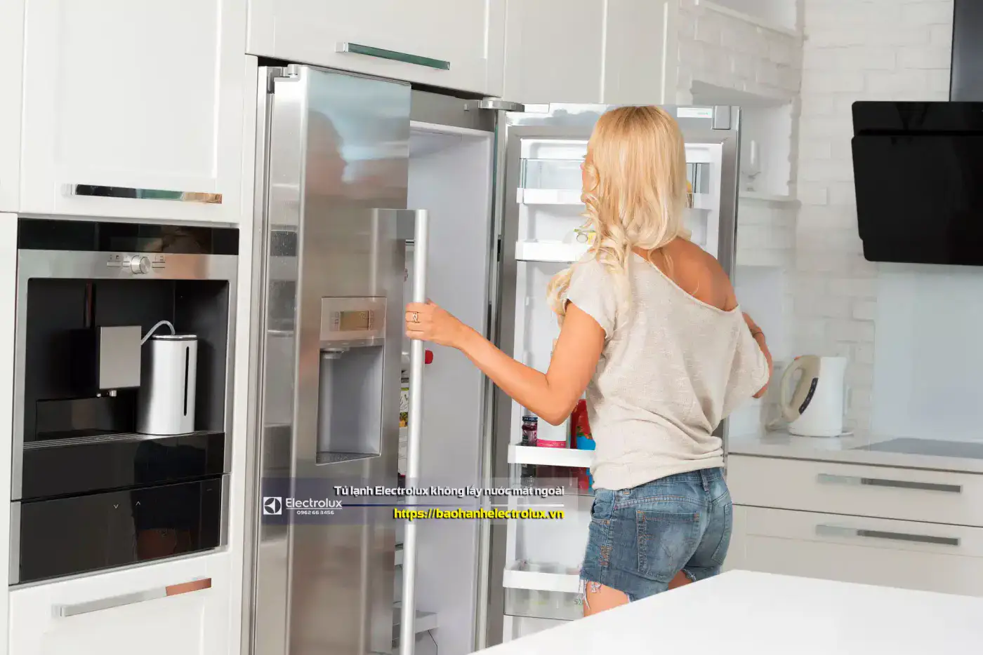 Tủ lạnh Electrolux không lấy được nước mát ngoài