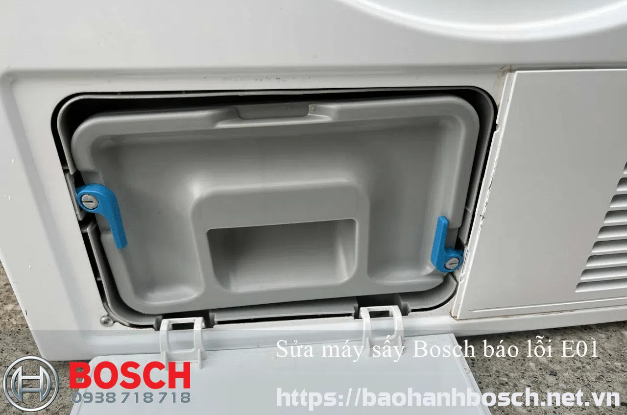 Máy sấy Bosch báo lỗi E01