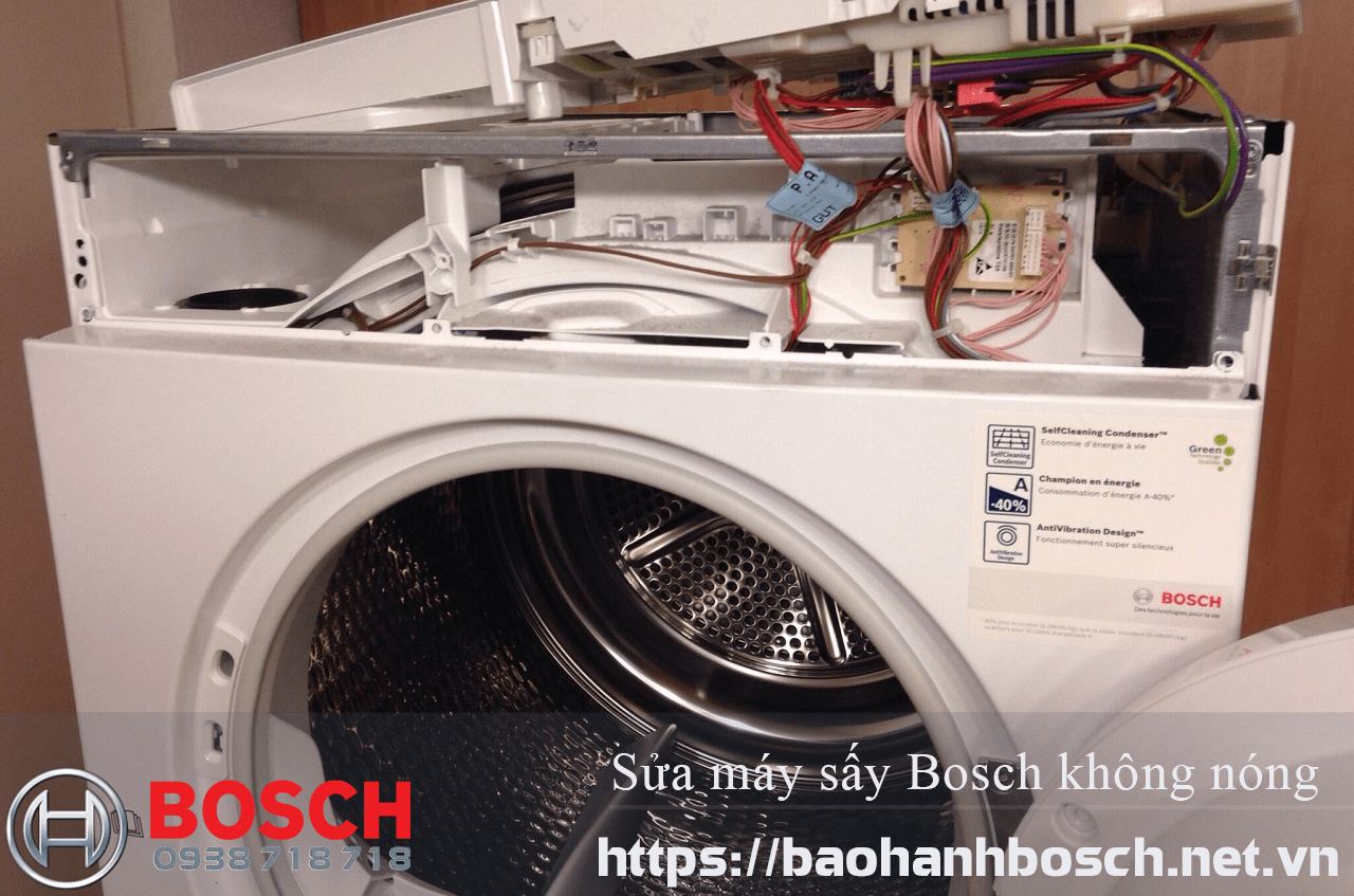 máy sấy Bosch không nóng