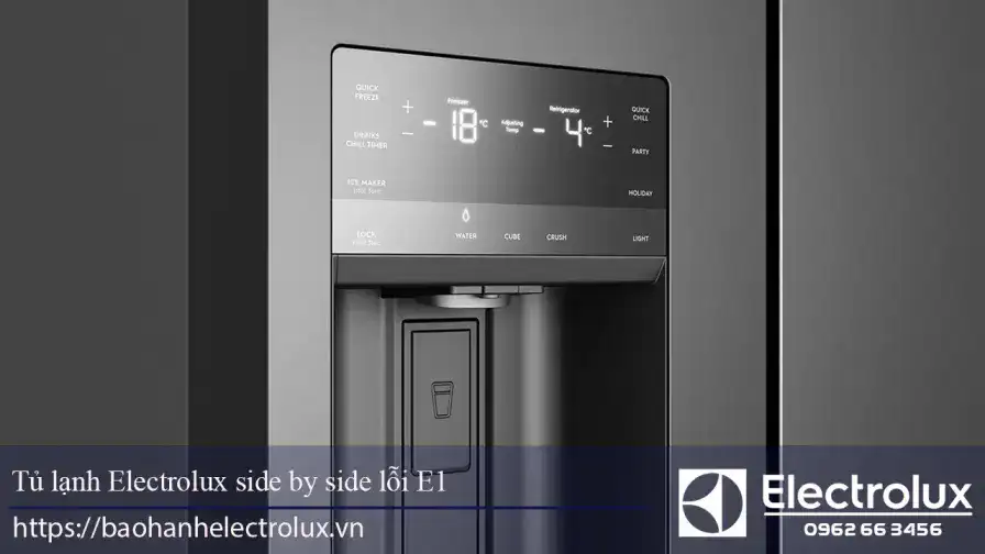 Tủ lạnh Electrolux lỗi E1
